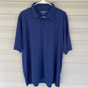 JOHNSTON & MURPHY BLUE POLO XL EXCELLENT LIKE NEW CONDITION